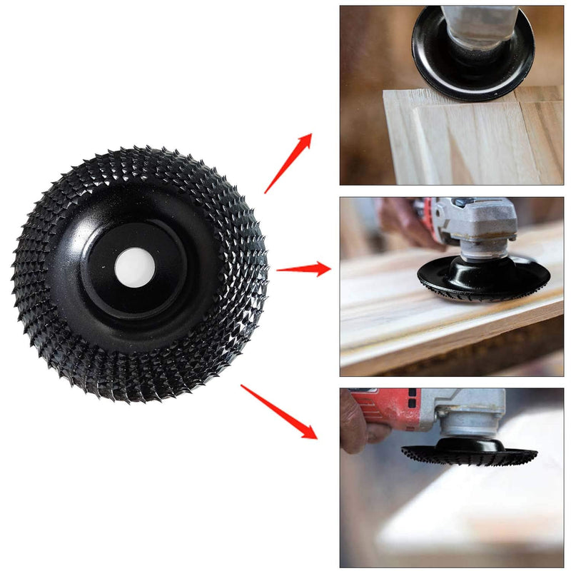 OBA Grinder Wheel Disc 4 Inch Wood Shaping Wheel, Wood Grinding Shaping Disk for Angle Grinders with 5/8” Arbor Size 1: 4-Inch - NewNest Australia