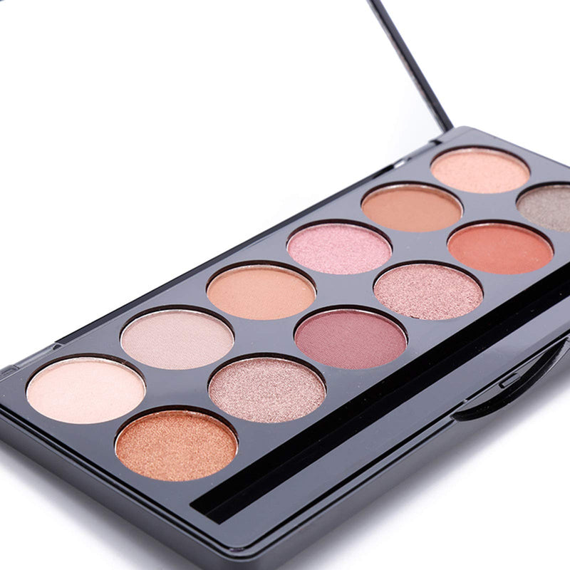 Professional 12 Eyeshadow Palette Shimmers and Matte Nude Eyeshadow Palettes Long Lasting Waterproof Sweatproof Makeup Palette - NewNest Australia