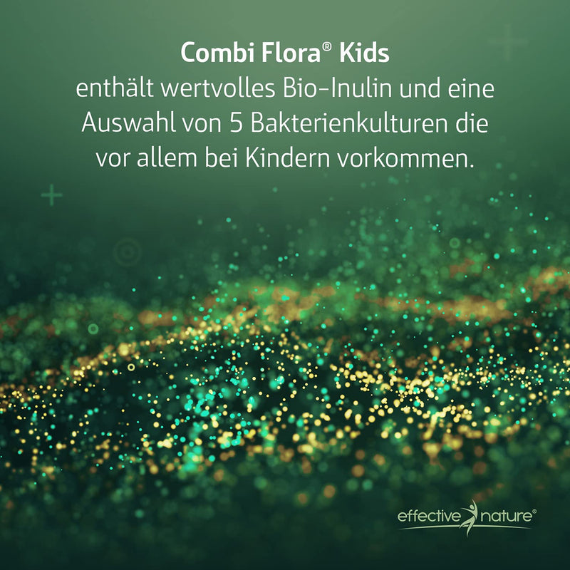 Combi Flora Kids Bio - 50 g - With Bifidobacterium & Lactobacillus for children - Powder with measuring spoon - With 5 bacterial strains for children aged 3 and over - NewNest Australia