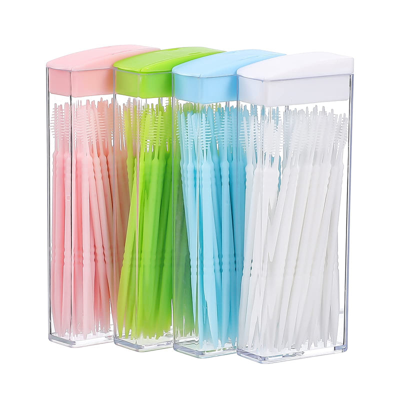 Healifty Double Sided Plastic Oral Care Toothpicks Pack of 200 - NewNest Australia