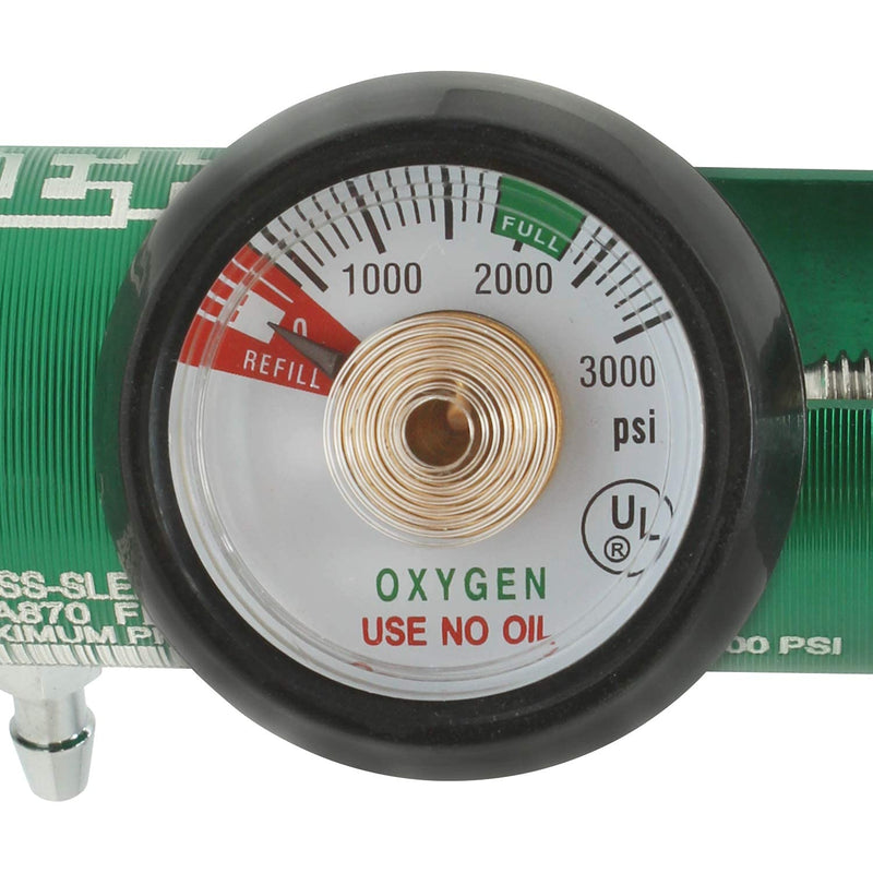 Ever Ready First Aid Oxygen Regulator CGA-870 Gauge Flow Rate with Wrench Key - 0-15LPM - NewNest Australia