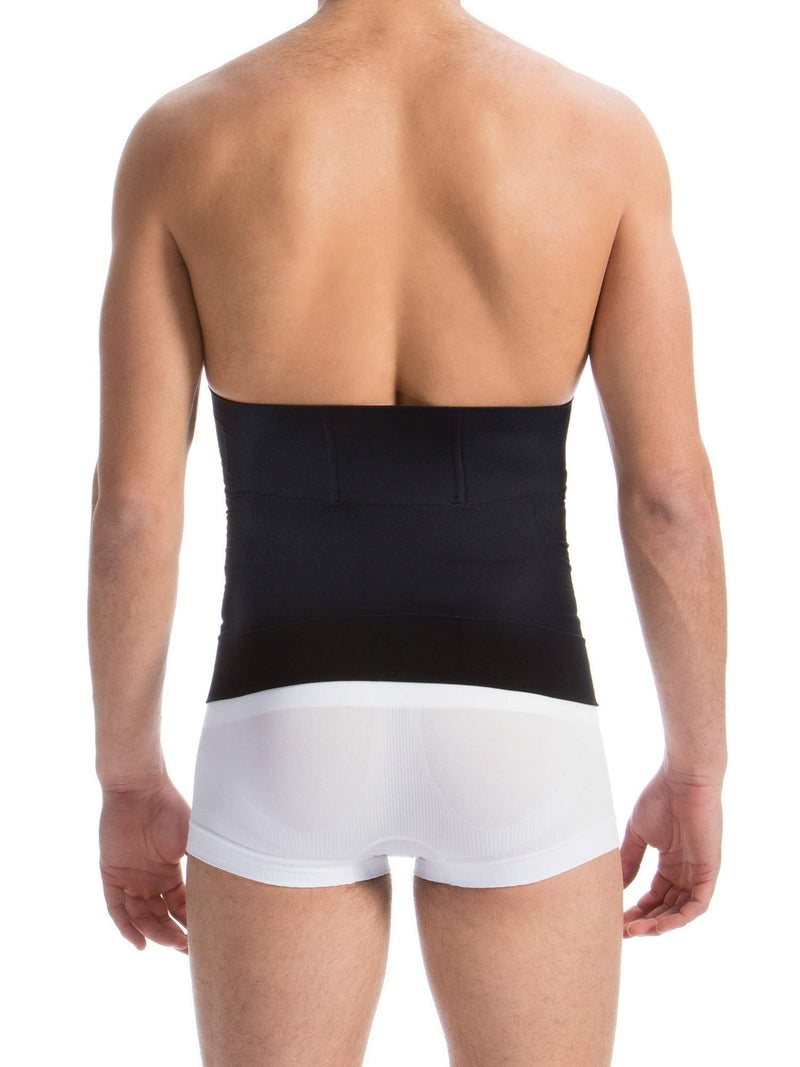 FarmaCell Man 405BS - abdominal bandage/support band for men, figure-shaping with support rods in the back area that prevent rolling up, S black - NewNest Australia