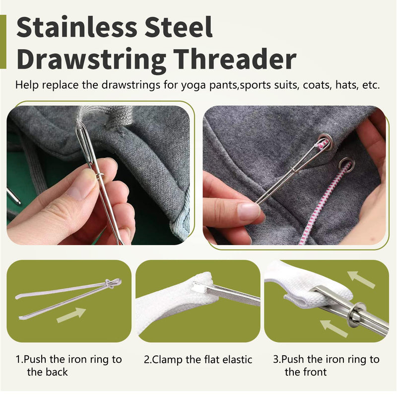 Needle Threaders Tool Set 47 in 1 for Hand Sewing, Sewing Machine, DIY (12 Pcs Needle Threaders + 2 Pcs Seam Rippers + 1 Pc Drawstring Threader+ 2 Pcs Thimbles + 30 Pcs Needles + 1 Pc Storage Case) - NewNest Australia