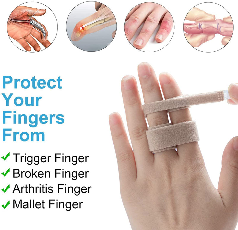 Terminalization Finger Sumifun Finger Buddy Wraps, 12 Pcs of Finger Tape for Jammed, Swollen ...