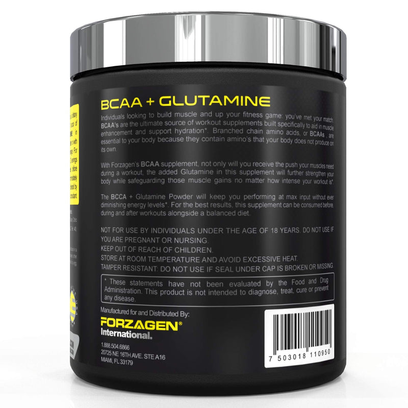 Forzagen BCAA Powder with Glutamine 30 Servings, Branched Chain Amino Acid Powder, Recovery Post Workout, Build, Hydration Available 4 Flavors (BlackBerry Lemonade) Blackberry Lemonade - NewNest Australia