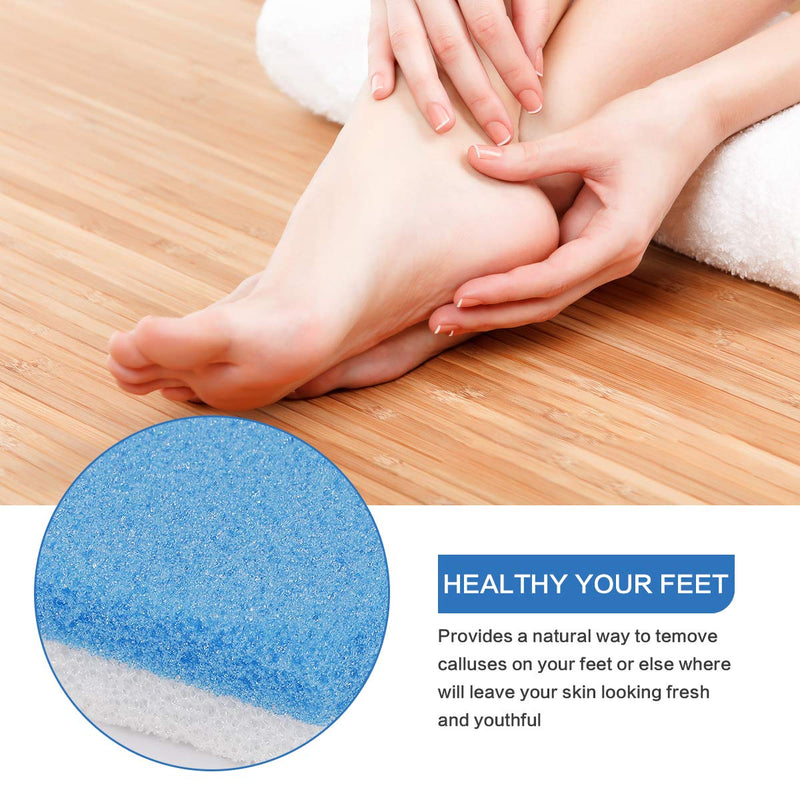 LifeePro Foot Pumice Stone, 4 PCs Double Sided Pumice Stone for Feet, Hard Skin Callus Remover and Scrubber, Hard Skin Callus Remover Pedicure Foot Care Tools for Wet Dry Foot - NewNest Australia