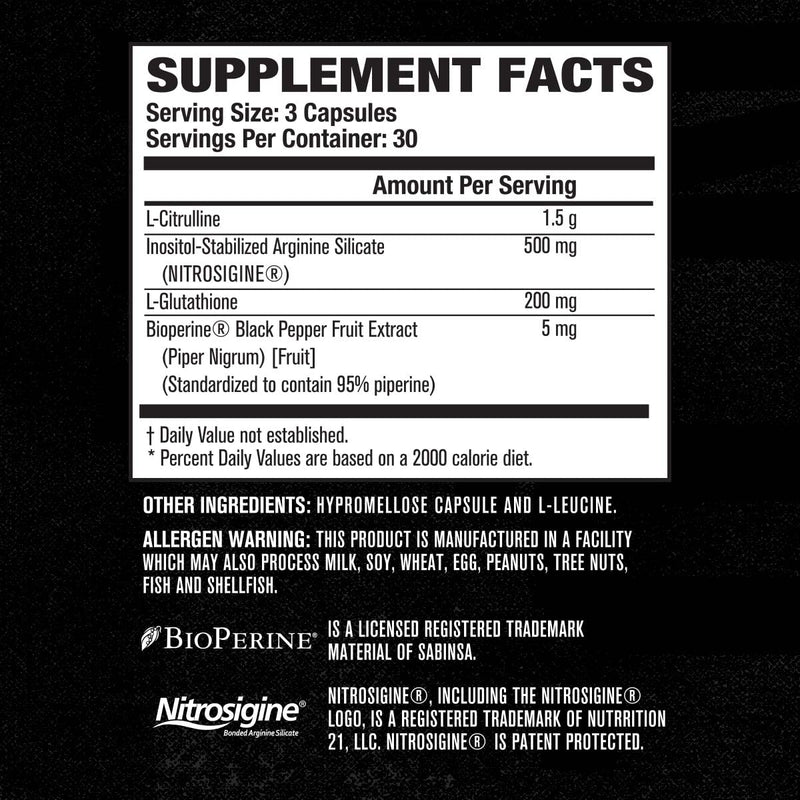 N.O. XT Nitric Oxide Supplement with Nitrosigine L Arginine & L Citrulline for Muscle Growth, Pumps, Vascularity, & Energy - Extra Strength Pre Workout N.O. Booster & Muscle Builder - 90 Veggie Pills 90 Count (Pack of 1) - NewNest Australia