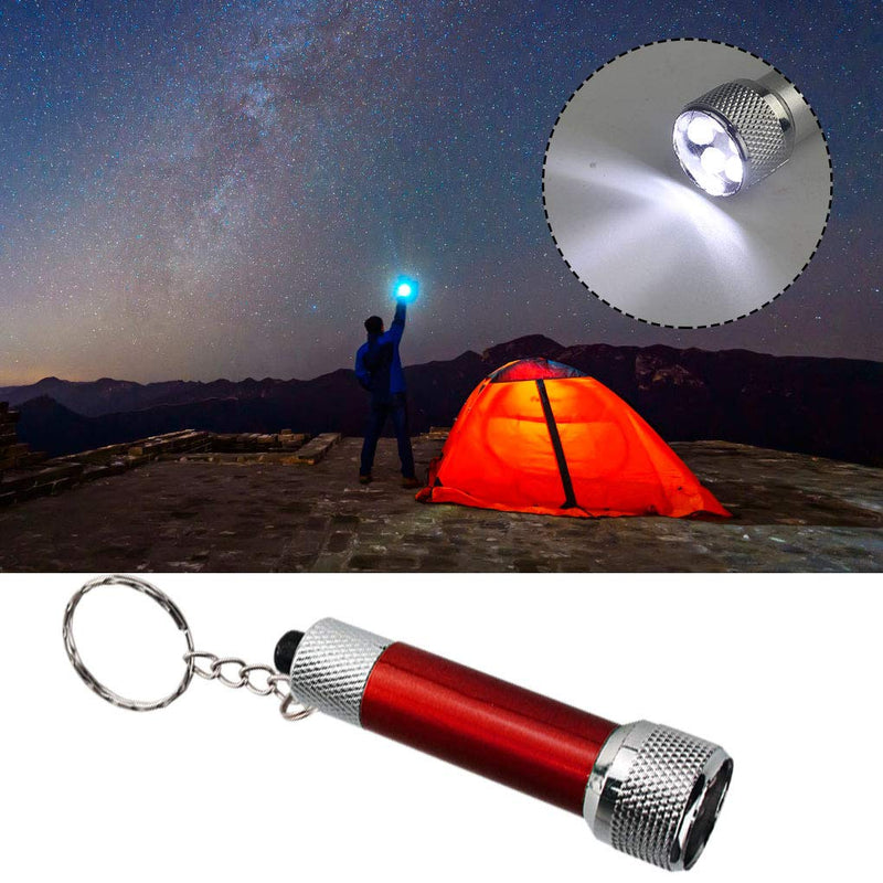 20 Packs Mini LED Flashlights, Bantoye 2.7 Inch Pocket Flashlight Keychain 5 Bulbs LED for Kids, Camping, Party, 5 Colors - NewNest Australia