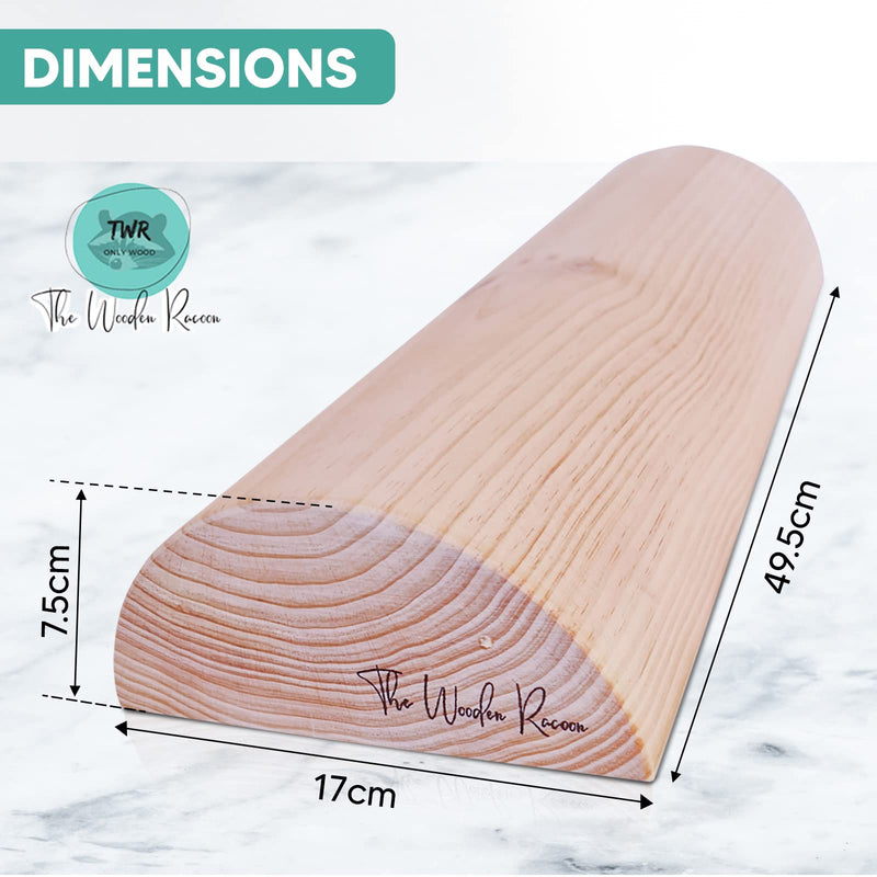 Twr  Proprioceptive Trunk With Winner Flow Insufflator Own Manufacture Single Piece Official Dimensions 49.5 X 17 X 7.5 In Pine Wood For Hypoppressive 5P Eutonia Wooden Scooter Logsurf - NewNest Australia