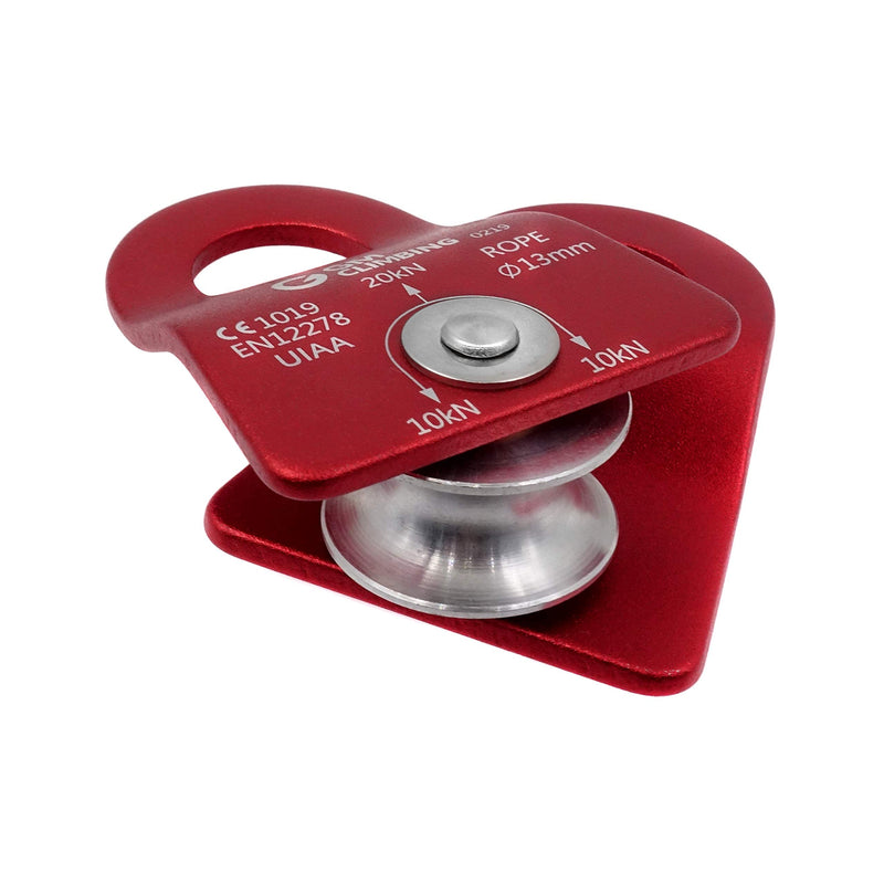 GM CLIMBING 20kN Micro Prusik Minding Pulley 1/2" CE UIAA Certified Red (Single Unit) - NewNest Australia