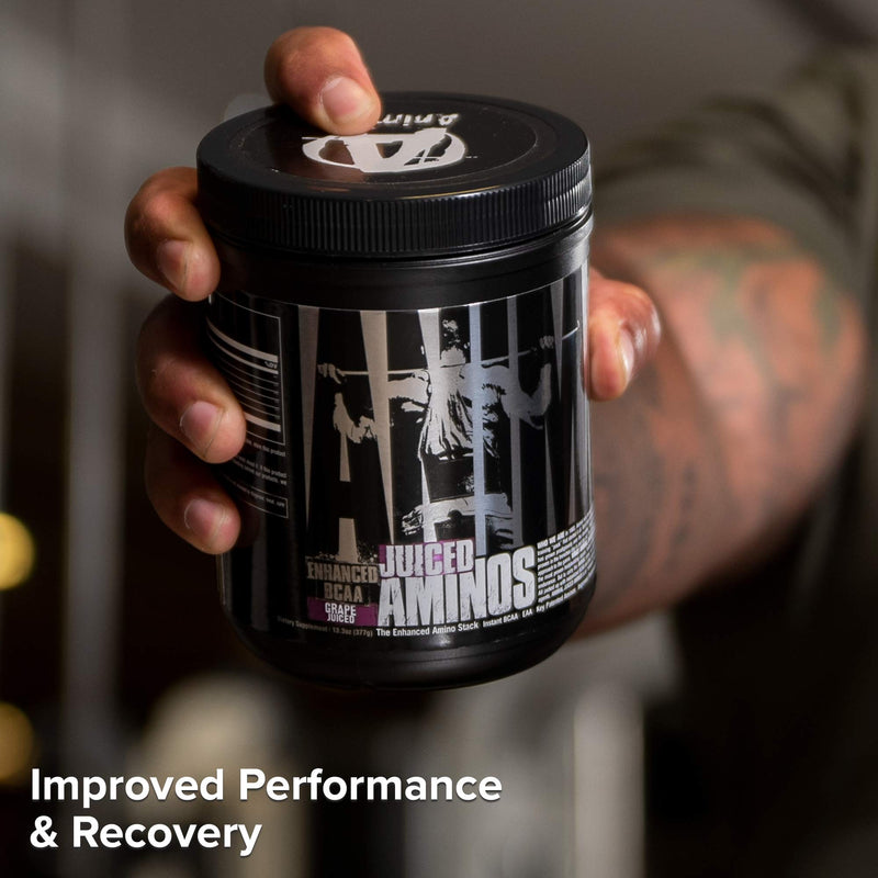 Animal Juiced Aminos - 6g BCAA/EAA Matrix Plus 4g Amino Acid Blend for Recovery and Improved Performance - Grape- 30 Servings, 13.58 Ounce 13.58 Ounce (Pack of 1) - NewNest Australia