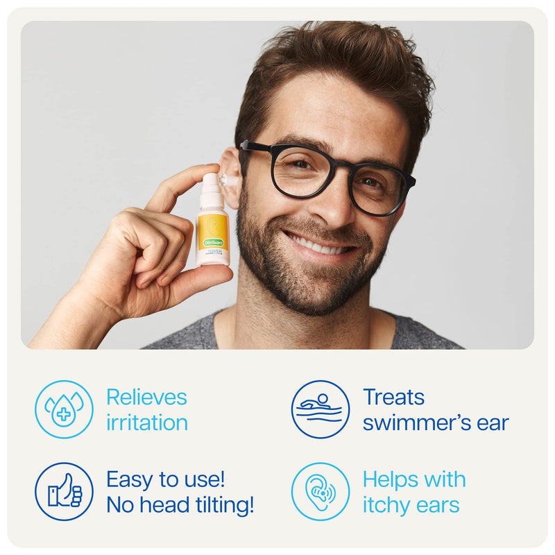 NAVEH PHARMA Otic Guard Natural Ear Spray 3 in 1 Herbal-Oil Blend for Ear Infections, Ear Pain, and Itchy Ears Ear Wax Removal Kit Ear Wax Softener for Clogged Ear Relief and Swimmer’s Ear (15ML) - NewNest Australia