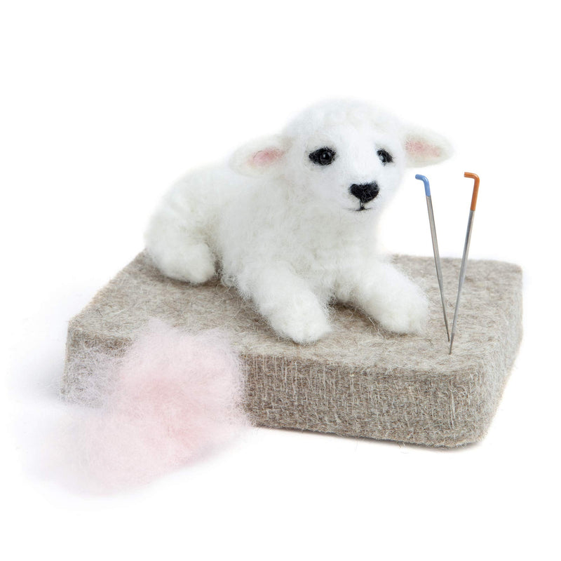 Made in USA, Needle Felting Pad, 5 x 6 x 1 inch, 100% Natural Wool, Soft, Good for Basic Felting 5 x 6 Soft - NewNest Australia