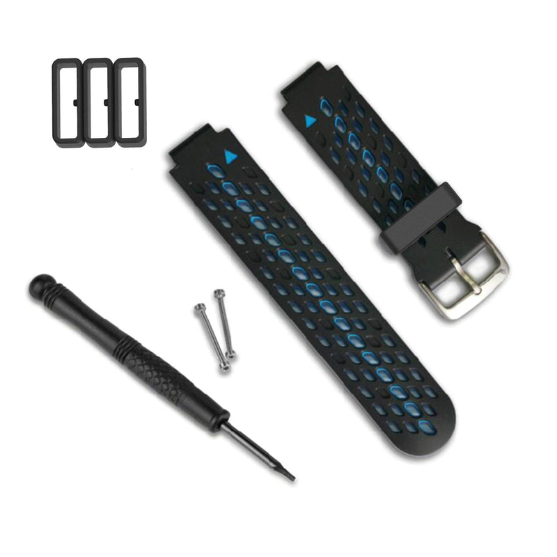 Band Keepers Compatible with Garmin Instinct/Instinct 2/Vivoactive 4/Fenix 7/Fenix 6/Fenix 5 Watch Bands, Silicone Fastener Rings Security Loop/Holder/Retainer (Black-6pcs) Black-6pcs - NewNest Australia