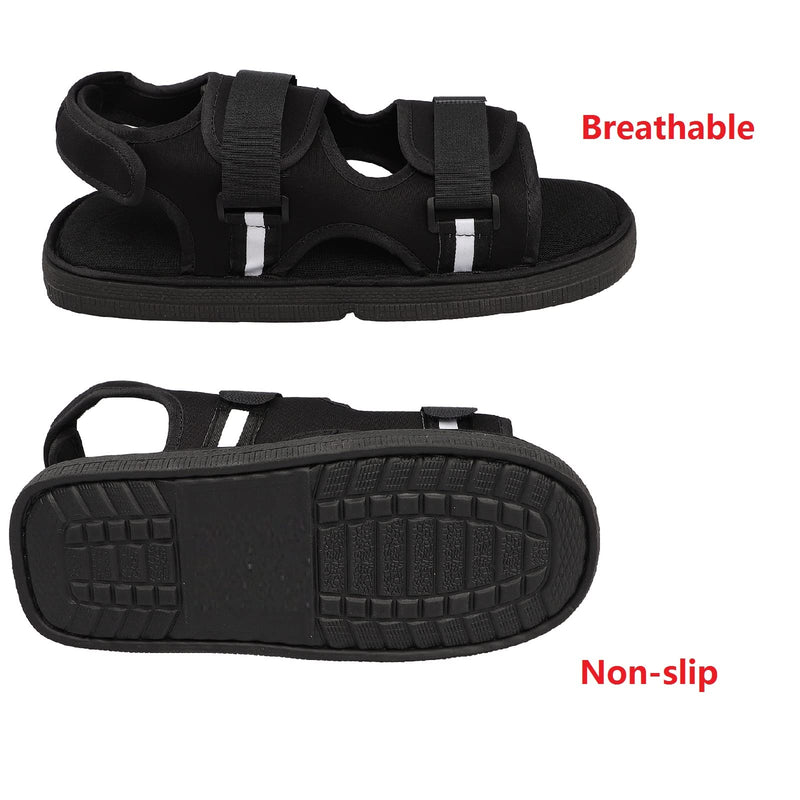 Cast Shoes Open Toe Post Op Shoes Fracture Foot Surgical Support Medical Walking Boot Surgery Recovery Plaster Shoes Foot Ankle Rehabilitation Shoes with Straps Surgery Recovery Pain Relief Shoes M - NewNest Australia