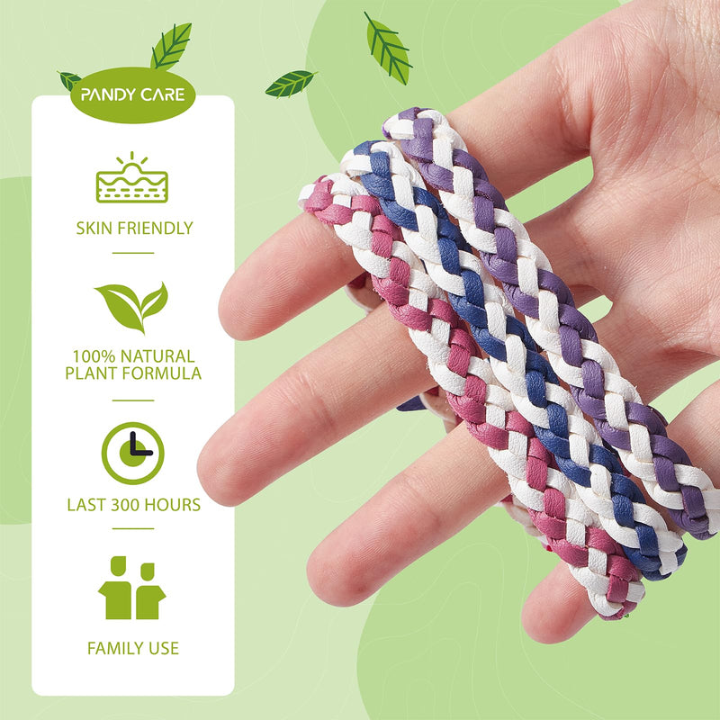 Mosquito Repellent Bracelet 15 Pack, PandyCare Mosquito Bands for Adults, Kids & Babies - Premium Quality, DEET-Free Natural Wristbands, Protection Insects up to 300 Hours - NewNest Australia