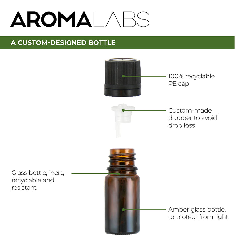 Aroma Labs Organic Clove Essential Oil, 100% Pure, Ecocert Certified Organic - Best Therapeutic Grade Essential Oil, Neutral Clove, 5 ml 5 ml (Pack of 1) - NewNest Australia