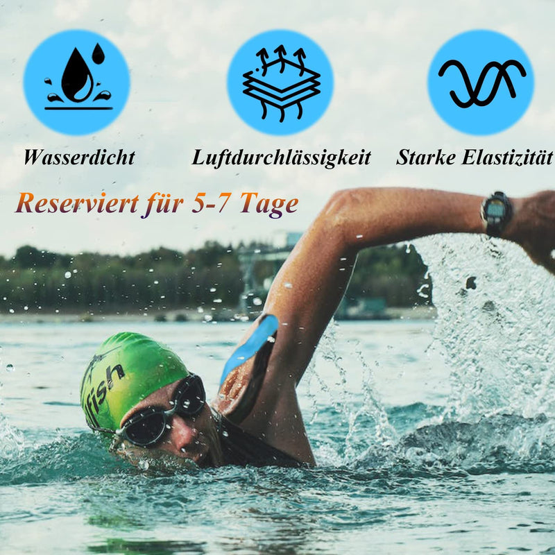 Honyao Kinesiology Tape (5 Mx 5 Cm), Physio Tape For Shoulders, Back, Knee, Elbows And Neck, Sports Tape, Skin-Friendly, Elastic And Waterproof, Skin-Coloured - Pack Of 2 - NewNest Australia