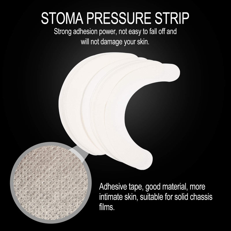 Fomiyes Pack Of 20 Stoma Barrier Strips Curved Stoma Anti Leak Skin Barrier Fixing Strips Stoma Skin Barrier Strips Stoma Care Tape For Ostomy Bags Colostomy Bags - NewNest Australia