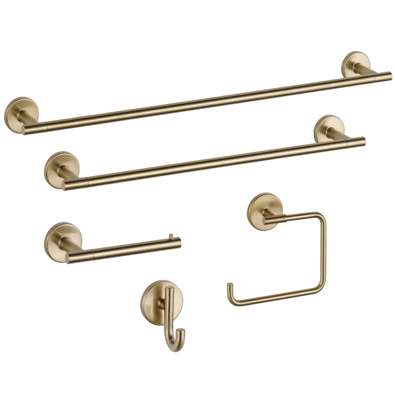 Delta Faucet Bathroom Accessories 759460-CZ Trinsic Hand Towel Ring, Champagne Bronze - NewNest Australia