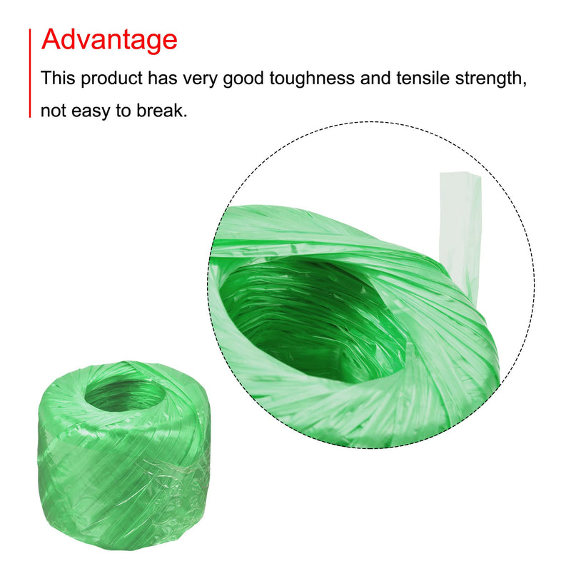 MECCANIXITY Polyester Nylon Plastic Rope Twine Household Bundled for Packing Gardening Craft,350m Length,Green - NewNest Australia