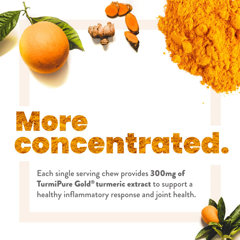 HumanN Turmeric Curcumin Chews Supplement – High Absorption Turmeric - Orange Citrus Flavor, 30 Count - NewNest Australia