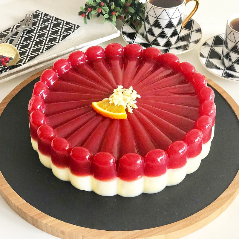 Palksky Charlotte Cake Pan Silicone, Nonstick, 8 inch Round Cake Molds for Baking - NewNest Australia