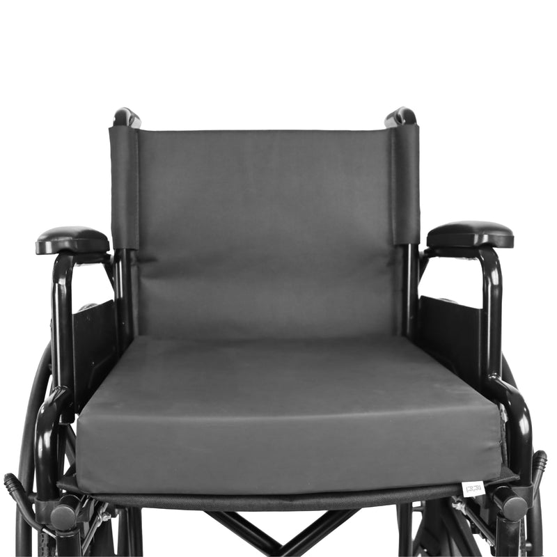 PEPE - Wheelchair Cushions for Pressure Relief (16.5" x 16.5" x 3.14"), Pressure Cushions for Bottoms, Waterproof Pressure Cushion for Wheelchair, Black Cushion, Viscoelastic Foam - Made in Europe - NewNest Australia