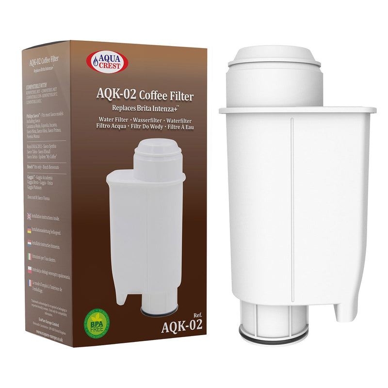 AquaCrest Filter Cartridges Compatible With Brita Intenza+ and Philips Saeco and Gaggia, Pack of 6 - NewNest Australia