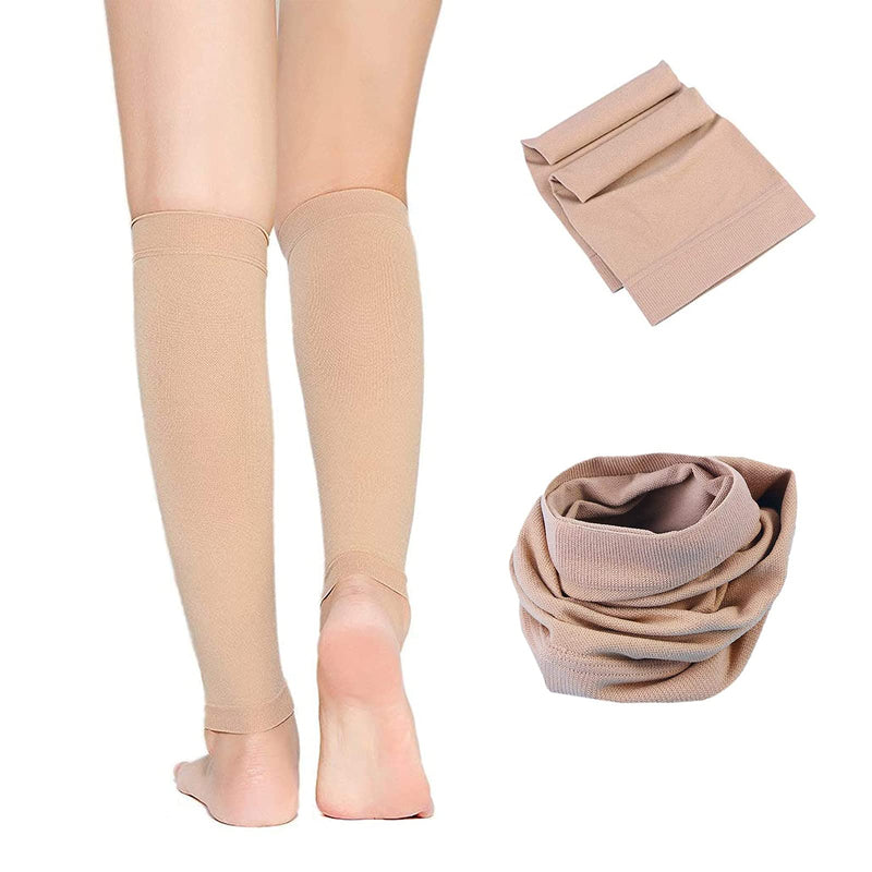 2 Pairs Of Compression Stockings, Support Stockings, Without Foot Compression Stockings, Calf Compression Socks, For Varicose Veins, Shin Splint, Swelling Of The Legs - NewNest Australia