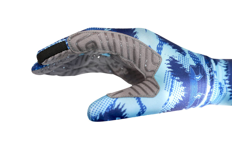 Seibertron S.P.S.G-4 Horse Riding Touchscreen Adult & Youth UPF100+ UV Sun Glove youth size blue youth L - NewNest Australia
