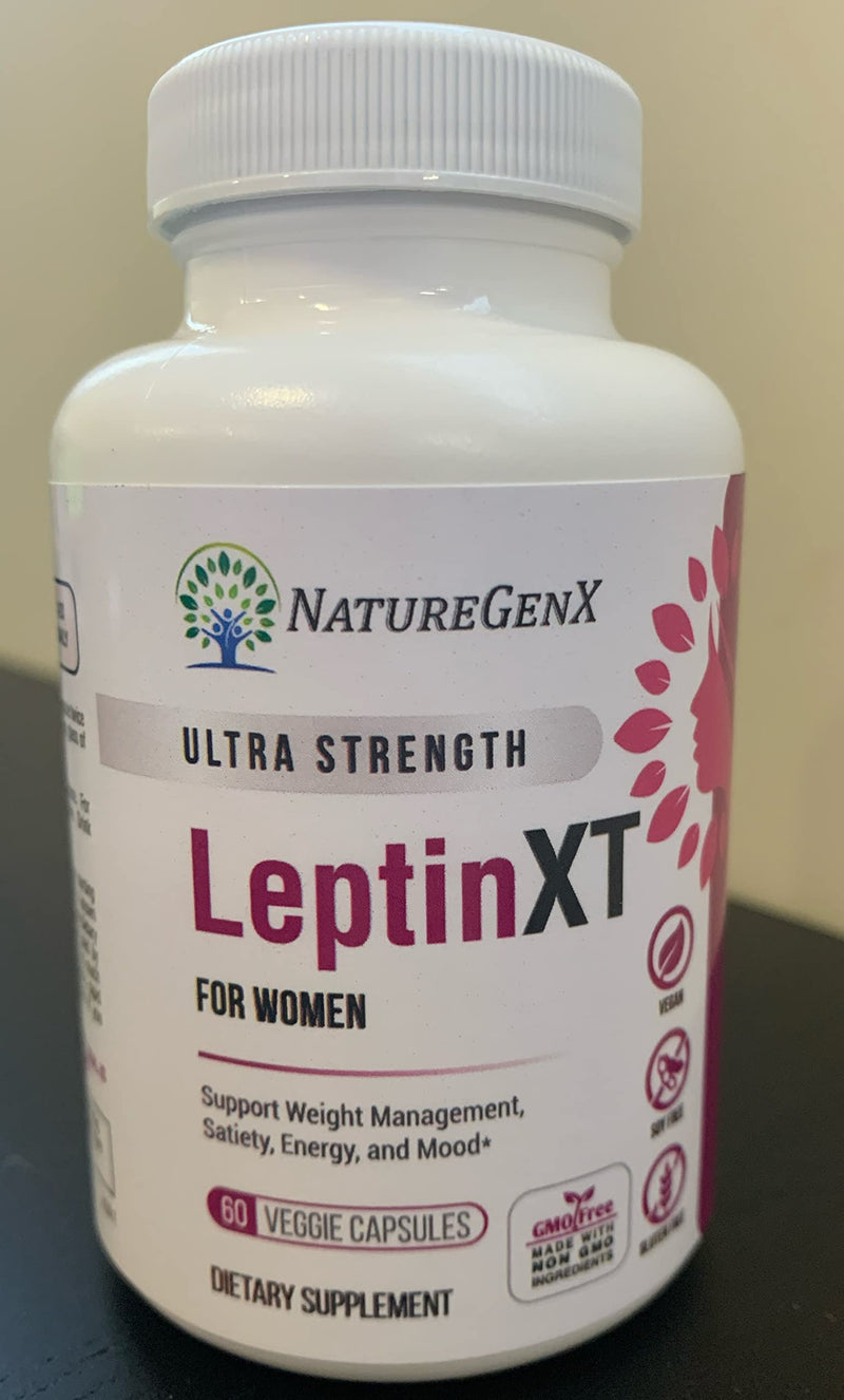 NatureGenX Leptin XT for Women, Extra Strength | Leptin Resistance for Weight Loss & Management, Appetite Suppressant, Metabolism Booster & Fat Burner | Supports Energy & Mood | 60 Capsules - NewNest Australia