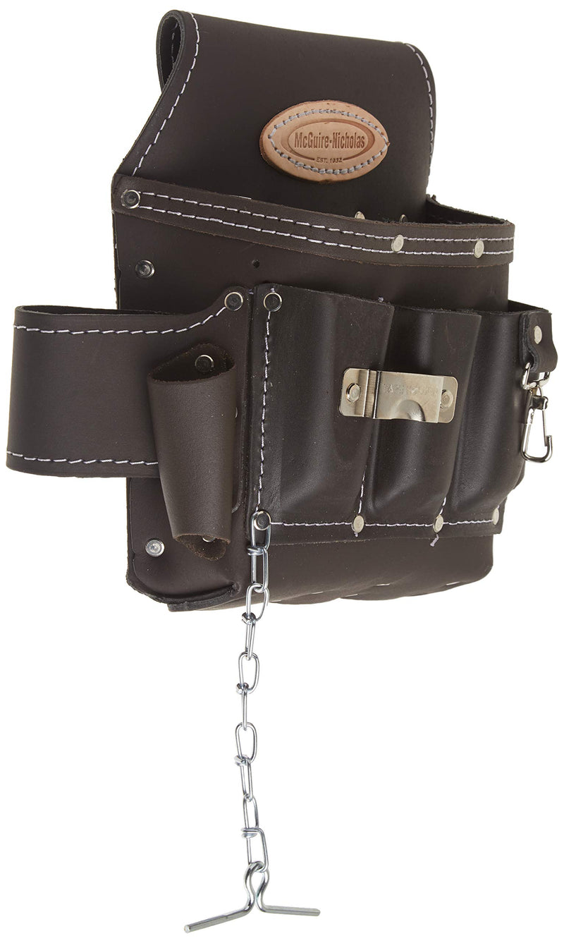 McGuire-Nicholas 526-CC Brown Professional Electrician'S Pouch, oil tanned leather - NewNest Australia