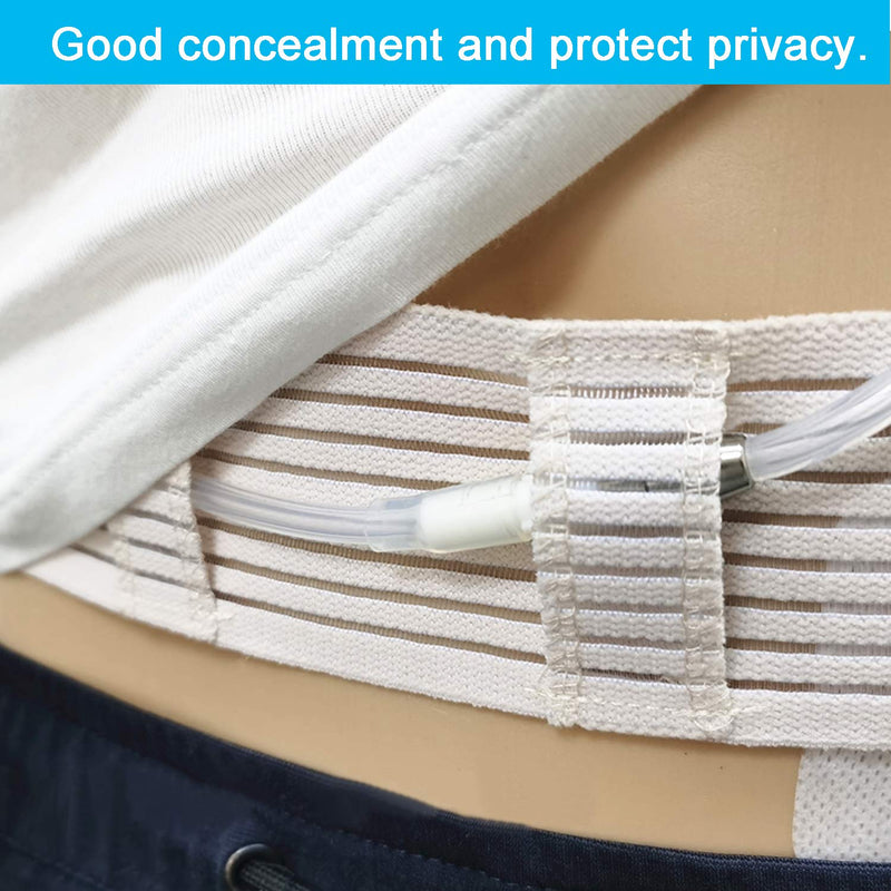 PD Catheter Belt Feeding Tube Belt G Tube Protective Fixation Device Peg Tube Cover Peritoneal Dialysis Catheter Holder for Abdominal Dialysis Patients (S(23.6"-31.5")) Small (Pack of 1) - NewNest Australia