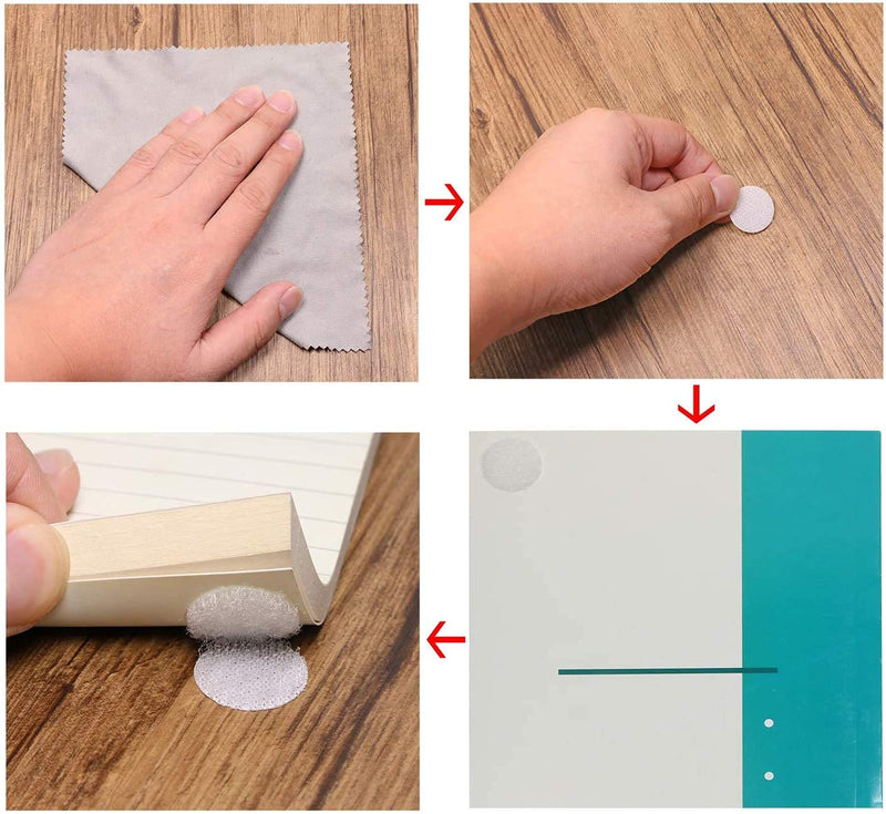 Self Adhesive Dots 600PCS (300 Pairs) 3/4"/20mm Strong Sticky Dot Coins Waterproof Hook & Loop Dots with Adhesive for Art Craft Classroom Office Home Deco White 0.78inch/20mm White - NewNest Australia