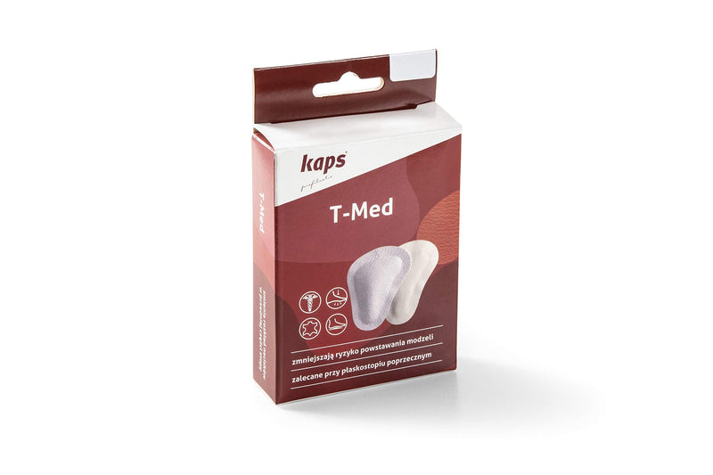 Metatarsal Support T-Form T-Shape, Orthotic Orthopaedic Pad for Men and Women, Splayfoot Flatfeet, Shoe Insoles Inserts Kaps T-Med, Various Sizes (Men / UK 7-9 / EUR 41-43) Men / UK 7-9 / EUR 41-43 - NewNest Australia