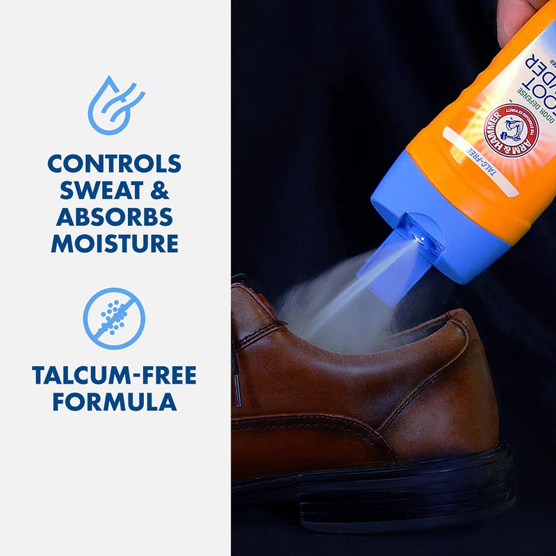 Arm & Hammer Foot Powder for Shoes & Feet, Talc-Free Odor & Moisture Control for Men & Women, 7 oz (1 Pack) 7 Ounce (Pack of 1) - NewNest Australia