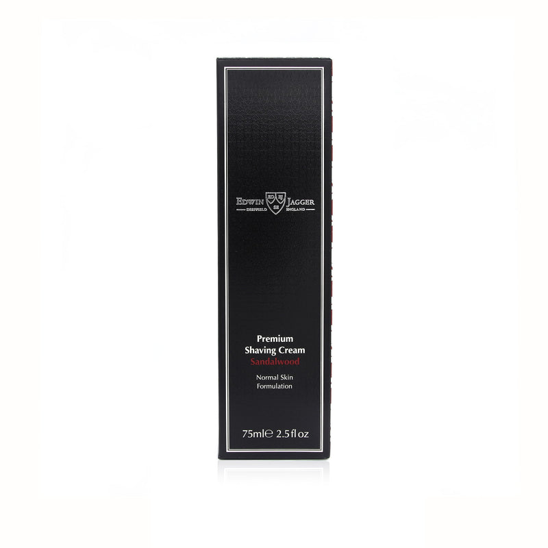 Edwin Jagger Premium Shaving Cream | Ideal for sensitive skin | Natural & Organic | Sandalwood 75ml - NewNest Australia