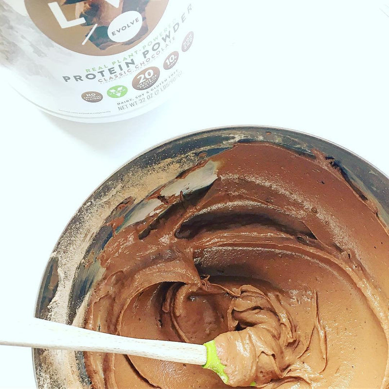 Evolve Plant Based Protein Powder, Double Chocolate, 20g Vegan Protein, Dairy Free, No Artificial Flavors, Non-GMO, 3g Fiber, 1 Pound (Packaging May Vary) 1 Pound (Pack of 1) - NewNest Australia