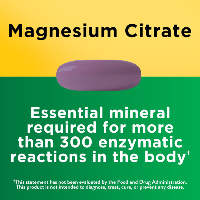 Nature Made Magnesium Citrate 250 mg, Dietary Supplement for Muscle Support, 60 Softgels, 30 Day Supply 60 Count - NewNest Australia