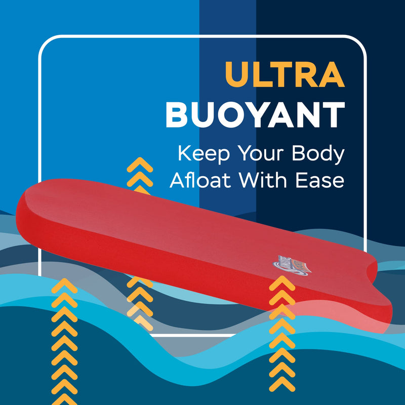 Sunlite Sports Swimming Kickboard, Training Aid Float for Swimming and Pool Exercise Junior Red - NewNest Australia