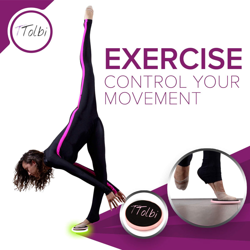 TTolbi Spin Board : Turn Boards for Dancers and Figure Skating Spinner | Turning Board | Turn Board to Improve Balance and Pirouette | Ballet Equipment | Spin Disc E-Guide Pink - NewNest Australia
