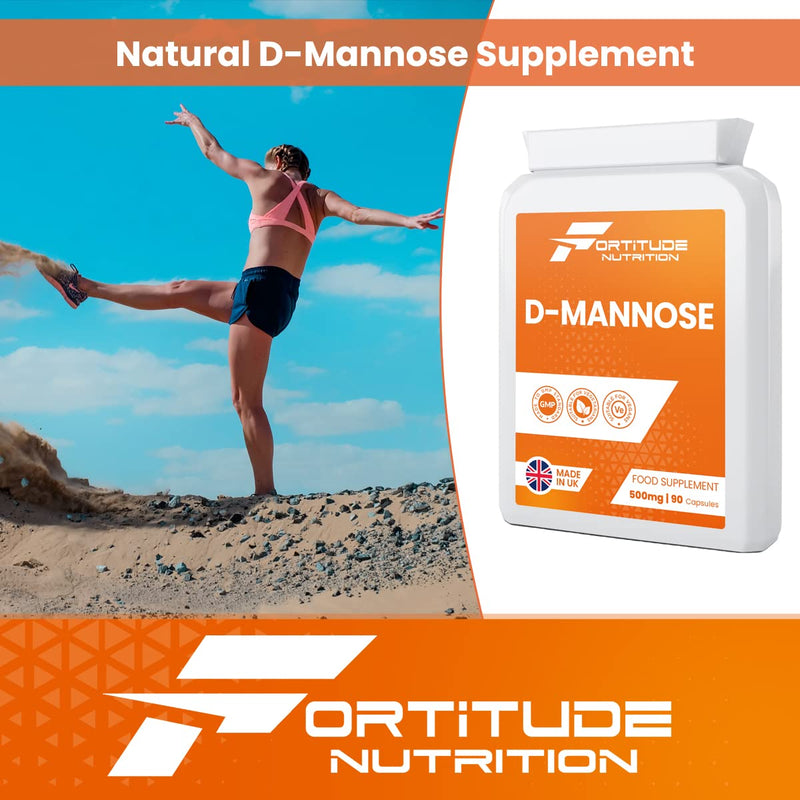 D-Mannose Capsules | D Mannose Supplement For Men and Women For Urinary and Bladder Health Support | D Mannose High Strength 500mg 90 Vegan Friendly Capsules - NewNest Australia