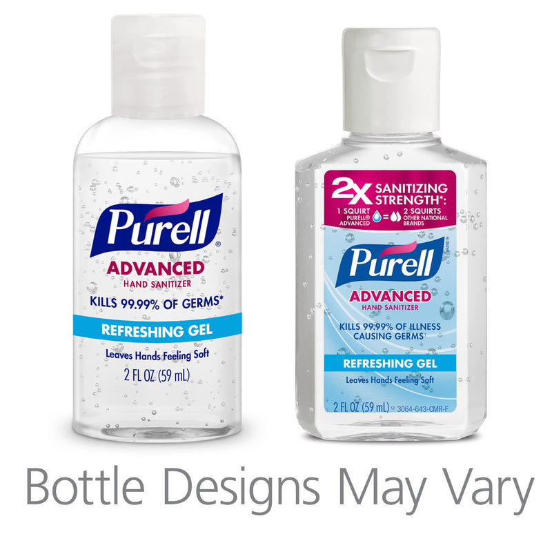 Purell Advanced Hand Sanitizer Refreshing Gel, Clean Scent, 2 fl oz Travel Size Flip Cap Bottle (Pack of 6) – 3155-04-EC - NewNest Australia