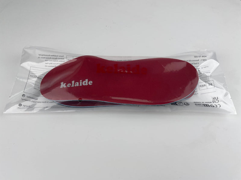 Orthotic Insoles, High Arch Support Soft Insert for Flat Feet, Plantar Fasciitis, Feet Pain, Foot Valgus, Over Pronation, Walking Fit Insoles for Men and Women UK-8-270mm Red - NewNest Australia