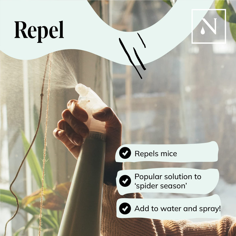 Nikura Peppermint (Arvensis) Essential Oil - 100ml | 100% Pure Natural Oils | Perfect for Hair Care, Spider Repellent, Energy Boost, Candle Making | Great for Skin, Headache Relief | Vegan & UK Made - NewNest Australia
