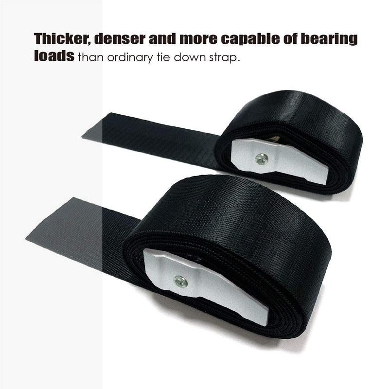 HEHAHA Battery Box Tie/Hold Down Strap Kit, 59"x1.49" Anti-UV Black Tie Strap, with Cam Buckle Mounts and SS Screws, Effectively Prevent Equipment from Slipping (1 Pack) 1 - NewNest Australia