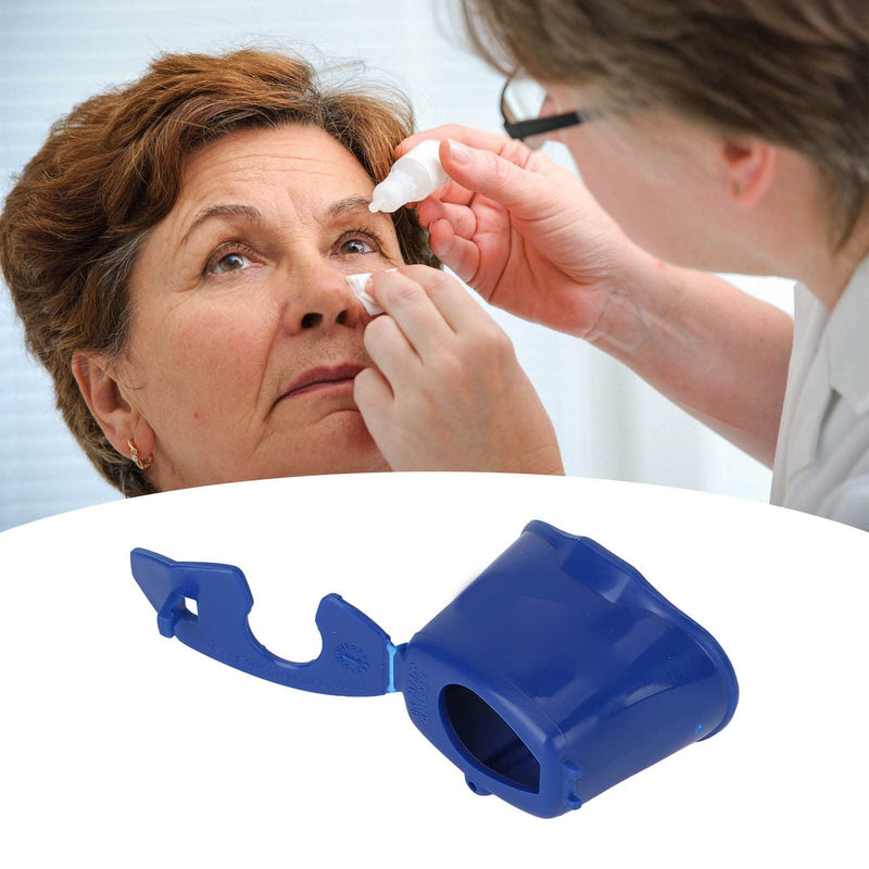 Eye Drop Applicator, Eye Drop Dispenser Aid, Portable Eyedrop Guide Aids Bottle Holder Tool for Elderly Children and Blind People (Suitable for Almost Any Eye Drop Bottle) - NewNest Australia