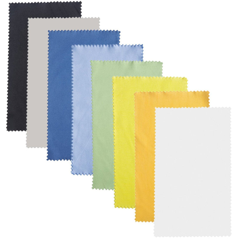 18 x Microfiber Cleaning Cloths for Cell Phones, Laptops, Tablets, Glasses, Silver and Sensitive Surfaces 18 Pack - 5.5 x 3 inch - NewNest Australia