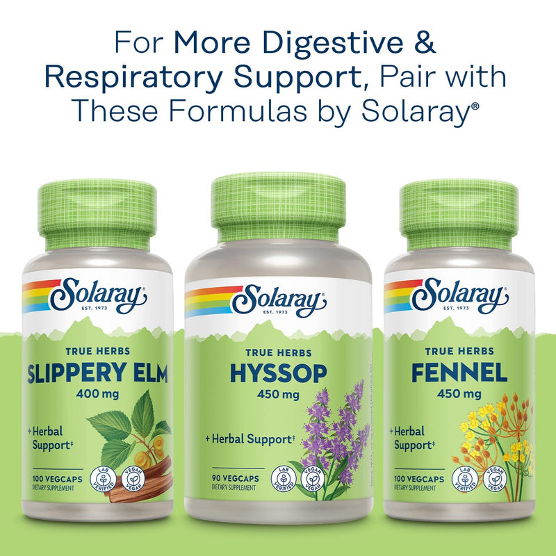 Solaray Chamomile, Soothing Support for Digestion, Respiratory Tract and Relaxation, 100 Servings, 100 VegCaps - NewNest Australia